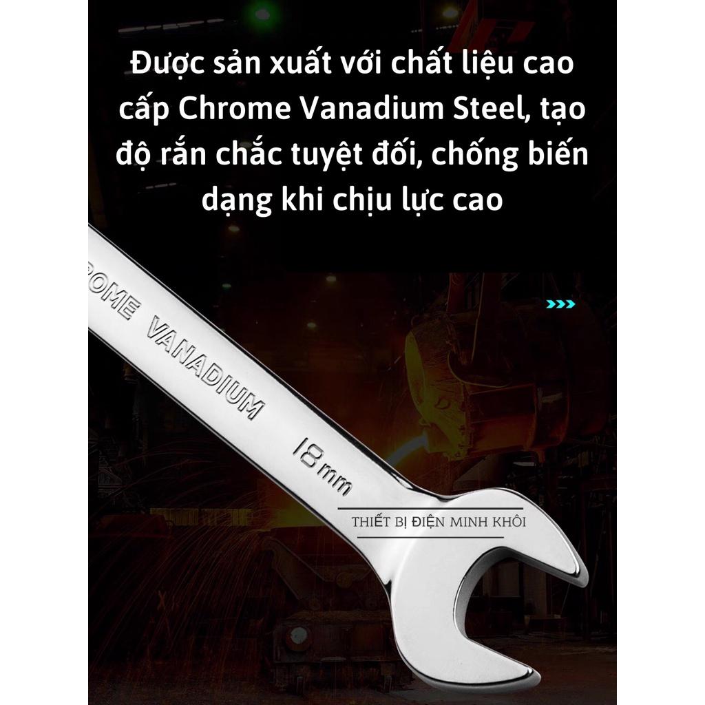 Bộ Cờ Lê Đa Năng Tự Động Gật Gù 7 Chi Tiết Linh Hoạt Hàng Cao Cấp, bộ cà lê vòng miệng tự động, cổ gật gù sua xe