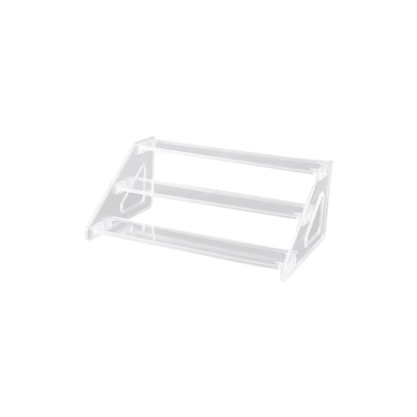 Acrylic Display Riser Multifunctional Storage Tabletop Acrylic Display Riser Jewelry Display Stand for Collectibles Action Figure Dolls Toys