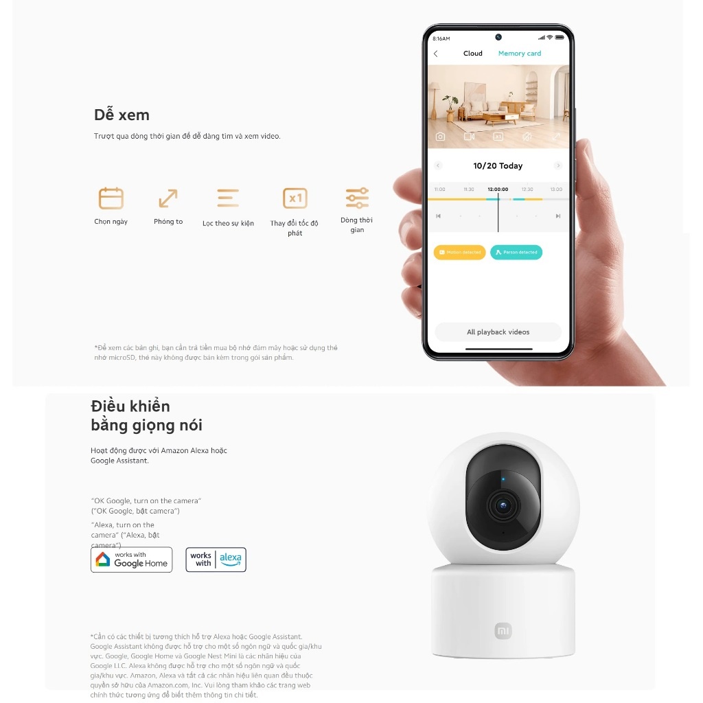 Camera Quan Sát Xiaomi Smart Camera C301 - Hàng Chính Hãng