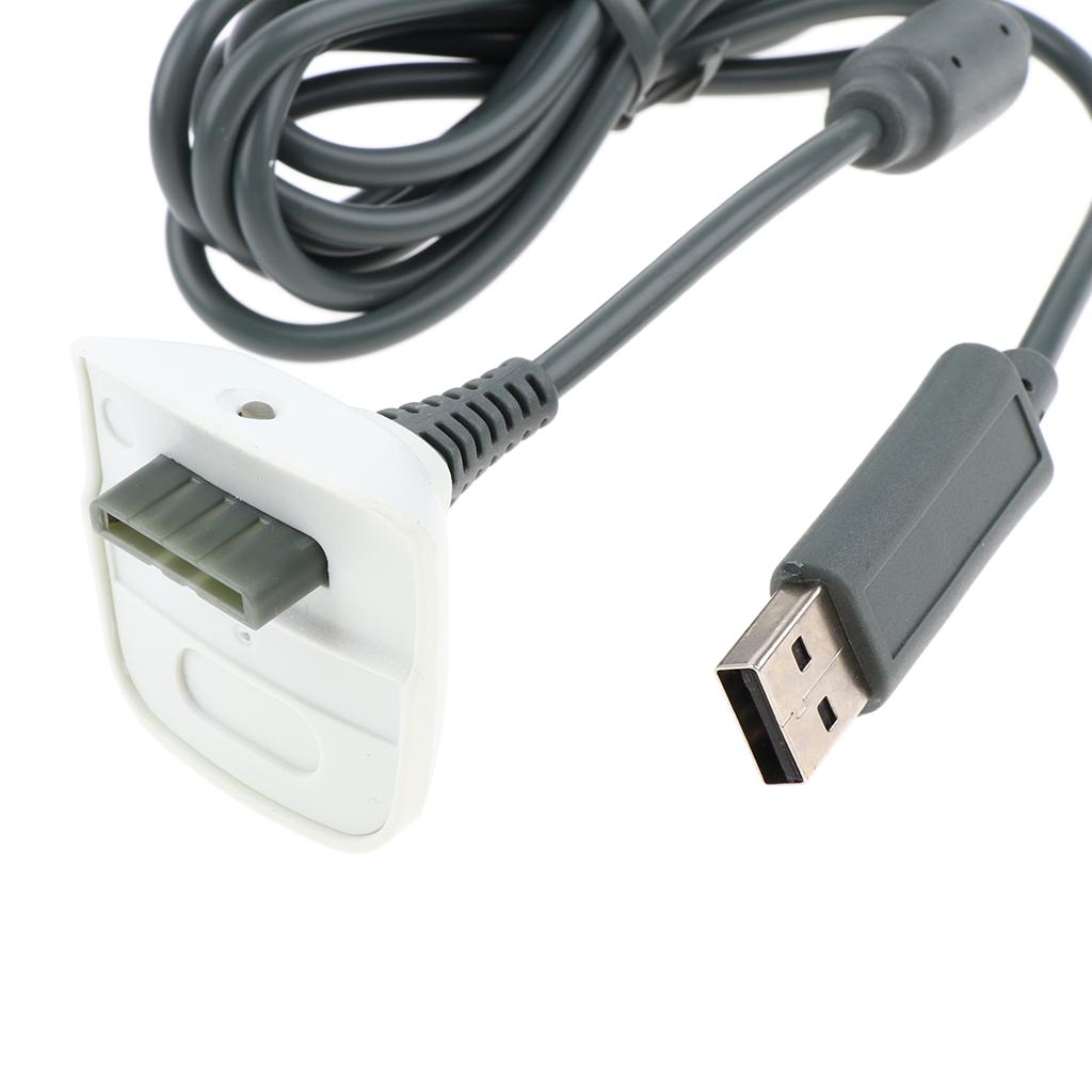USB Power Charging Cable For Microsoft Xbox 360 Controller Cord Wire 4.92ft