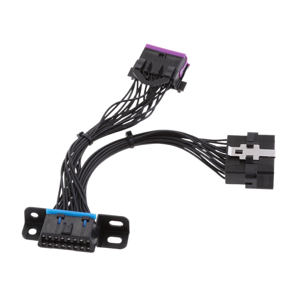 16 Chân OBD2 OBDII Chia Cổng Nam Đến Nữ Cổng Kết Nối Cáp Nối Dài