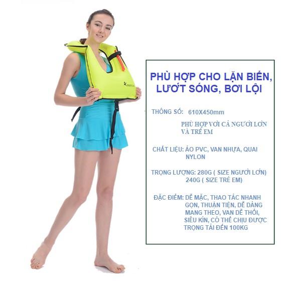 Áo Phao Bơi Cao Cấp An Toàn Snorkel Vest Dạng Phao Cứu Sinh Phù Hợp Với Cả Người Lớn Và Trẻ Em