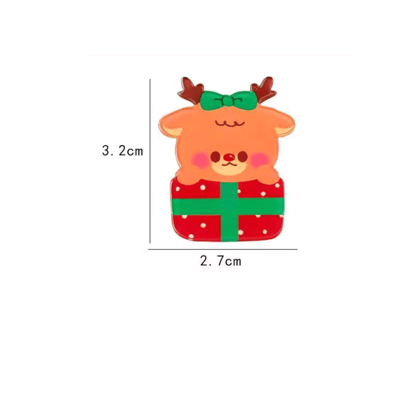 20 Cái Ghim cài Noel dễ thương – Huy hiệu Giáng Sinh trang trí áo, balo, túi xách