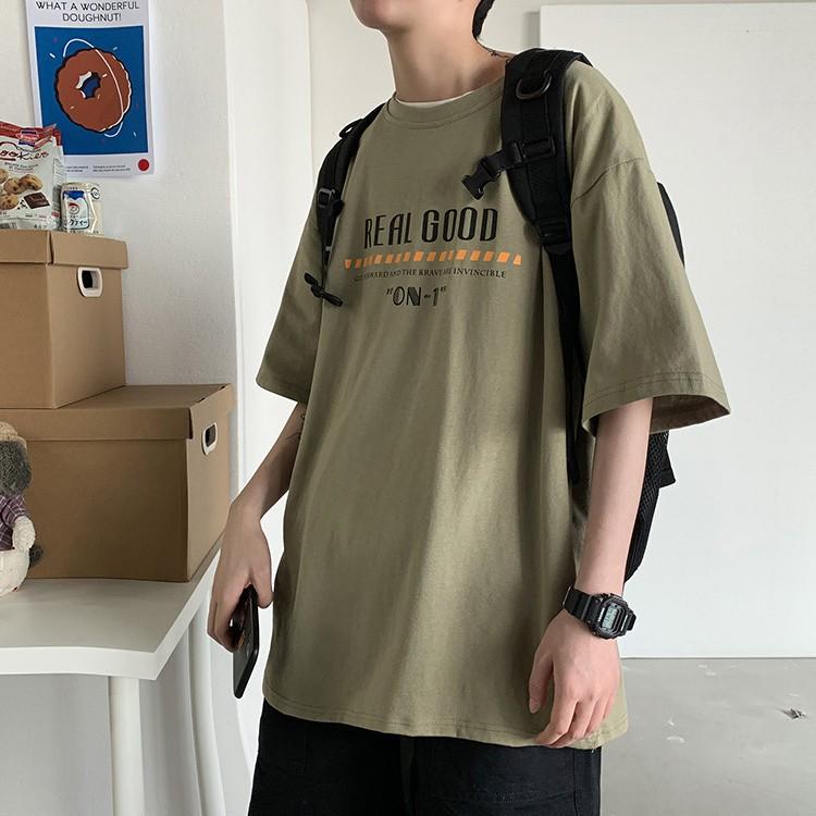 Áo thun tay lỡ Real Good