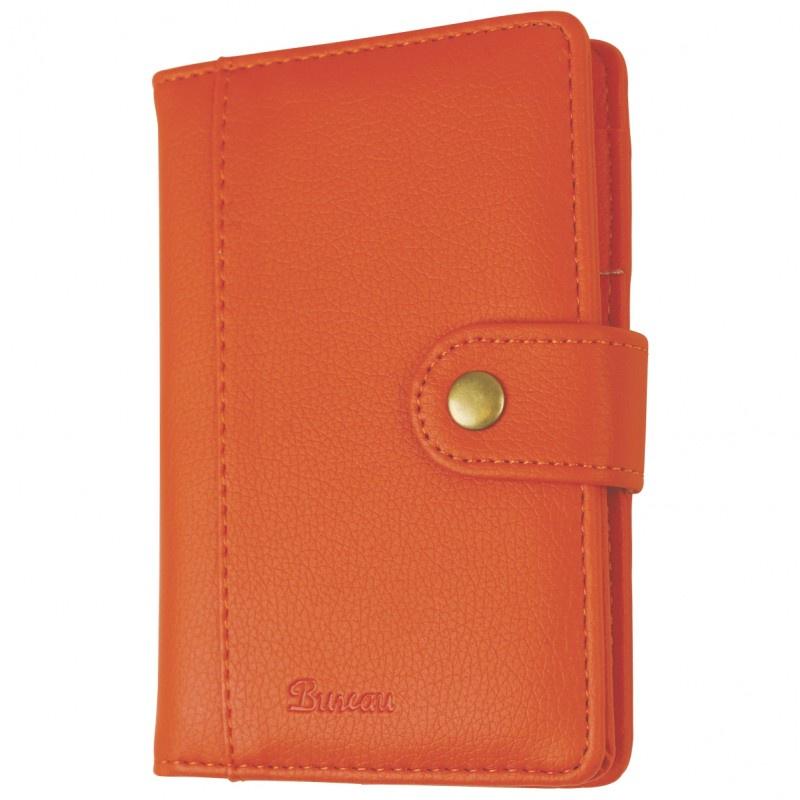 Sổ kẻ ngang bìa giả da khuy bấm Bureau KLONG A6 200 trang 58/92; MS: 326