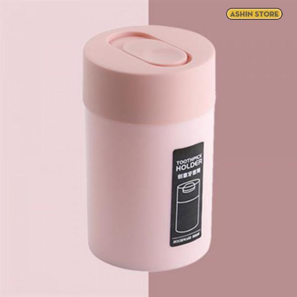 Hộp Đựng Tăm Toothpick Holder Nắp Trượt Vuông