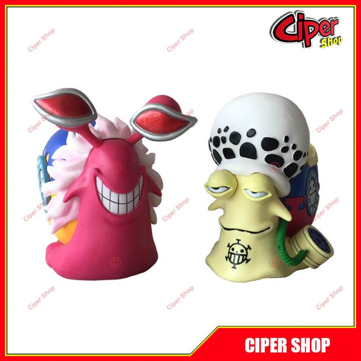 Mô hình Den Den Mushi Law - Doflamingo - Mô hình One Piece - Figure Action Den Den Mushi