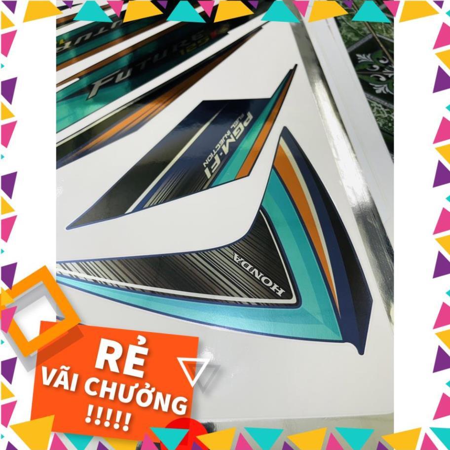 Tem Rời Future FI Mẫu Xanh Ngọc Cam Tem Crom