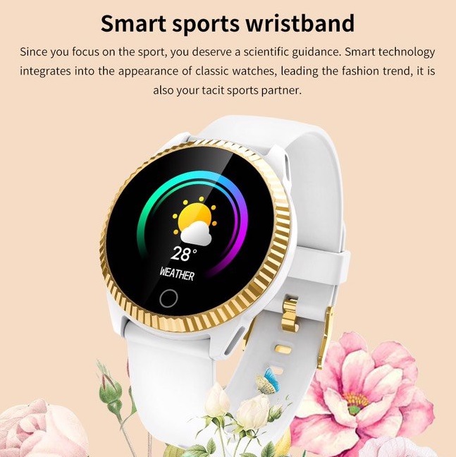 Đồng Hồ Thông Minh Smart Watch C19 Chức Năng Đo Nhịp Tim, Huyết Áp, Spo2, Theo Dõi Vận Động