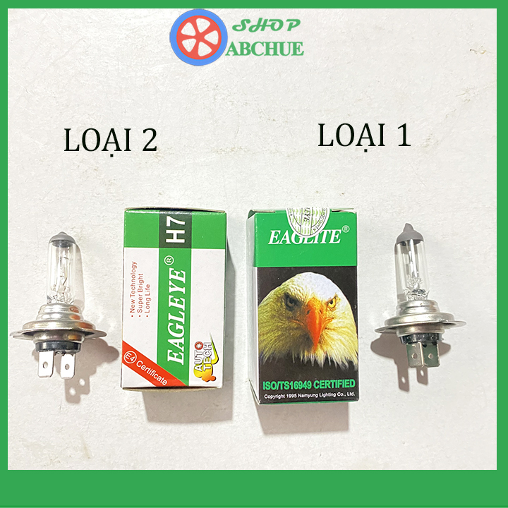 Bóng đèn cos ô tô H7 12V 55W con cú Halogen Nam Yung