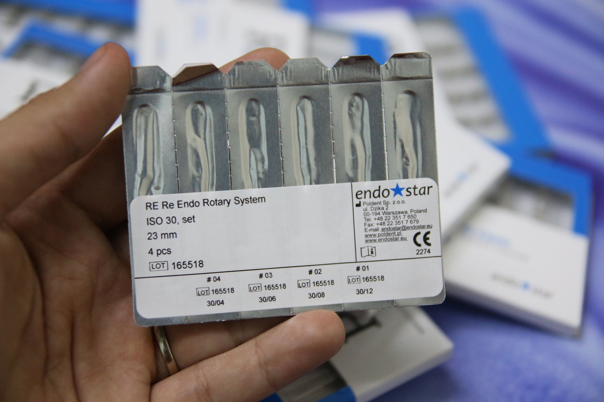 Trâm file làm nội nha từ châu Âu EndoStar RE- Re endo
