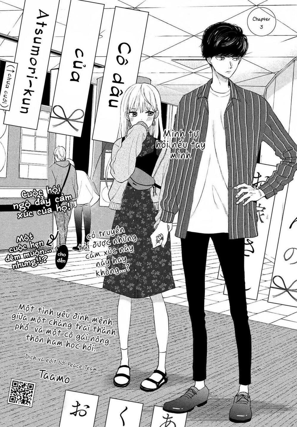 cô dâu (←chưa cưới) của atsumori-kun chapter 3 1
