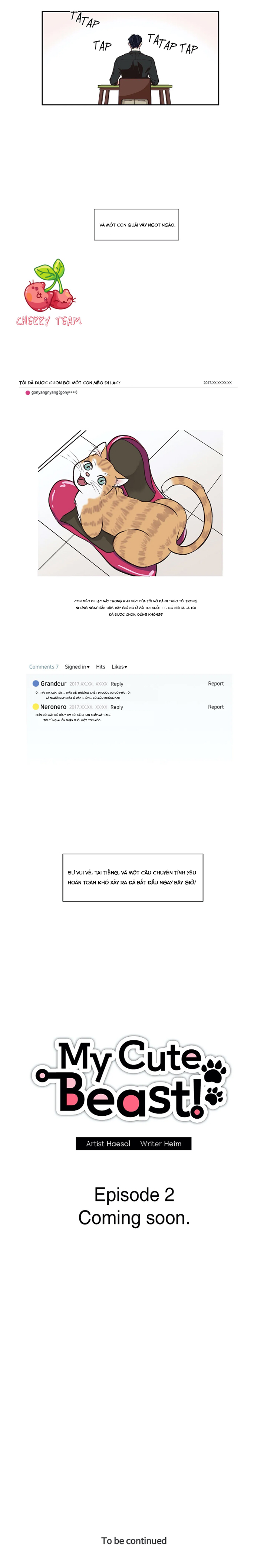 quái thú dễ thương của tôi! chapter 1 12