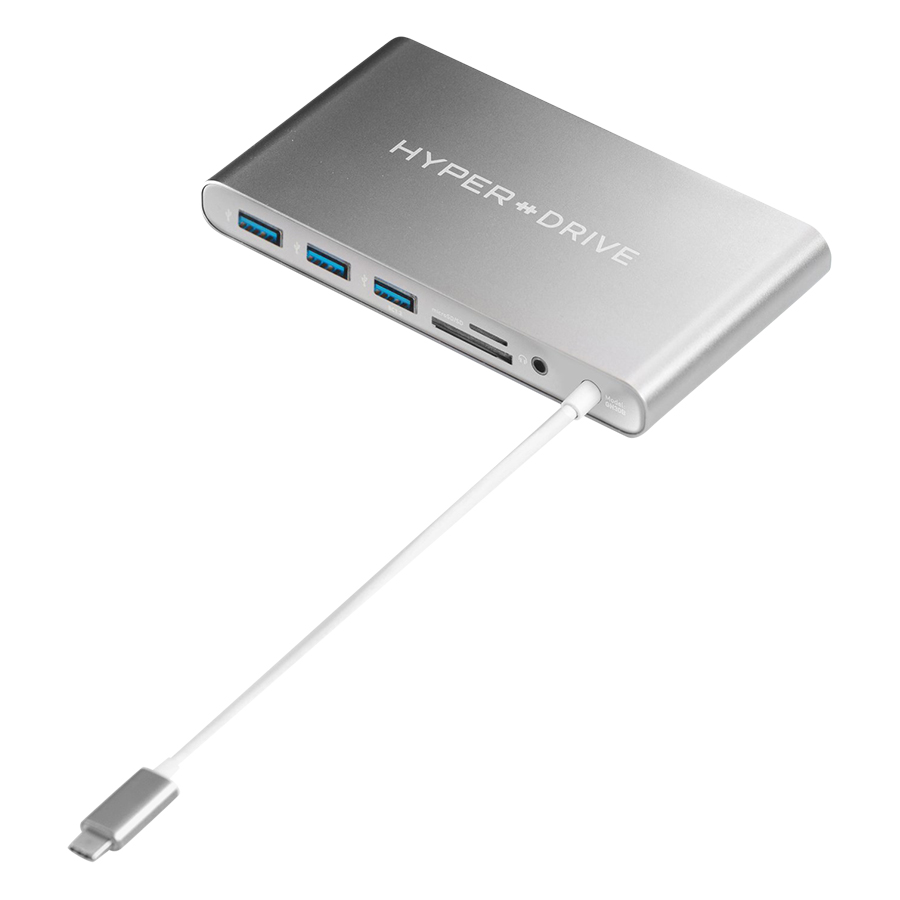 Cổng Chuyển Hyper HyperDrive Ultimate USB-C Hub For MacBook, PC, USB-C Devices - Hàng Chính Hãng