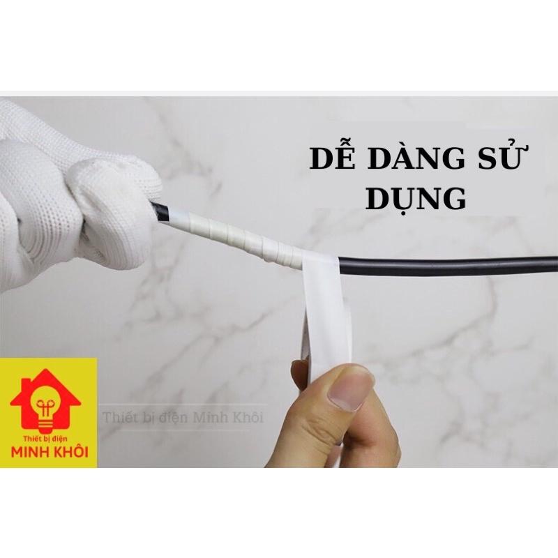 Băng dính cách điện chịu nhiệt chống nước nano, băng keo đen trung thế,hạ thế cao áp