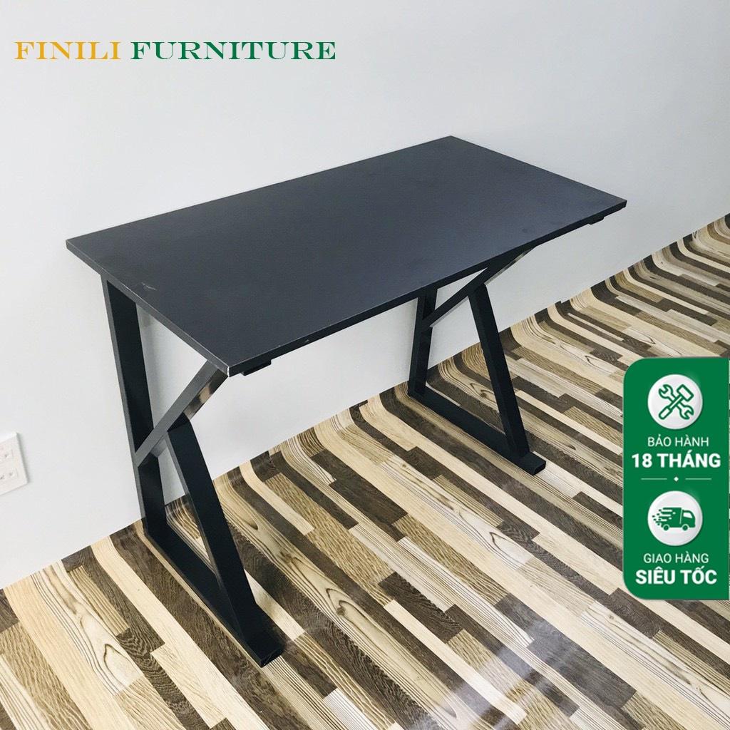 Bàn học bàn làm việc chân sát chữ K mới FBH05