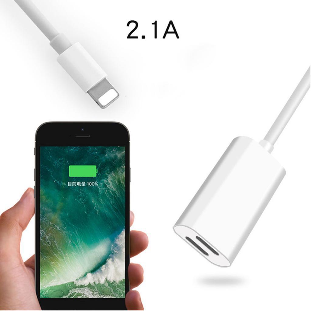 3-7pack Splitter Adapter Dual Headphone Audio and Charge Cable for 7 8