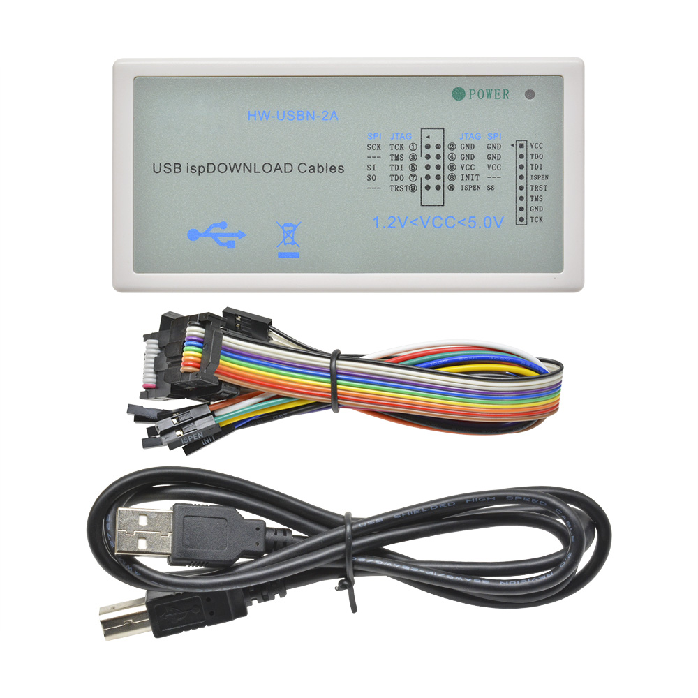 USB Downloader Jtag ISP Programmer ispDownload Cable Lattice FPGA CPLD HW-USBN-2