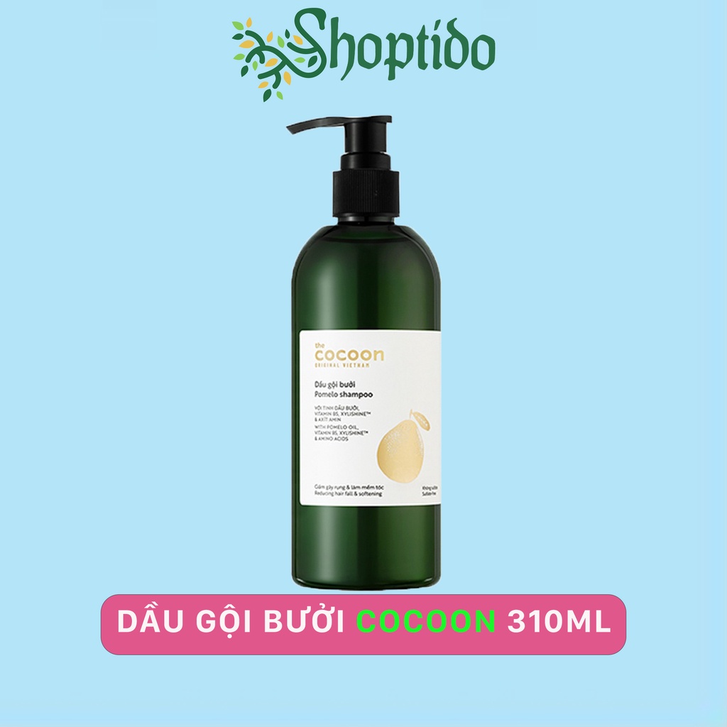 Dầu gội bưởi Cocoon kích thích mọc tóc, giảm gãy rụng và làm mềm tóc 310ml