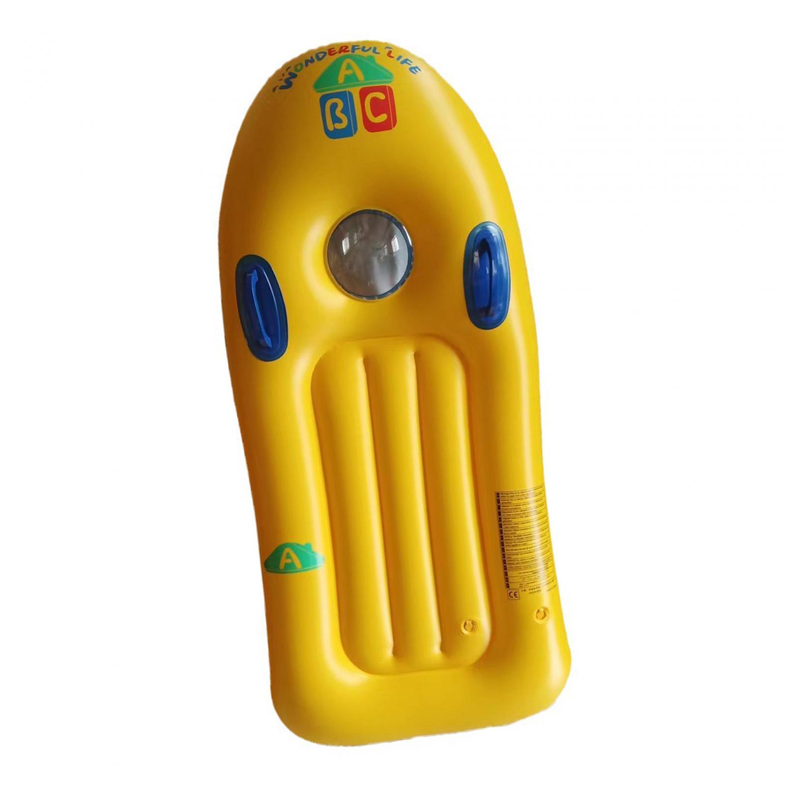 Surf Kickboard Kids Inflatable Surfboard Floating Surfboard Water Sports Swim Kickboard Inflatable Boards for Garden Slip and Slide Lawn