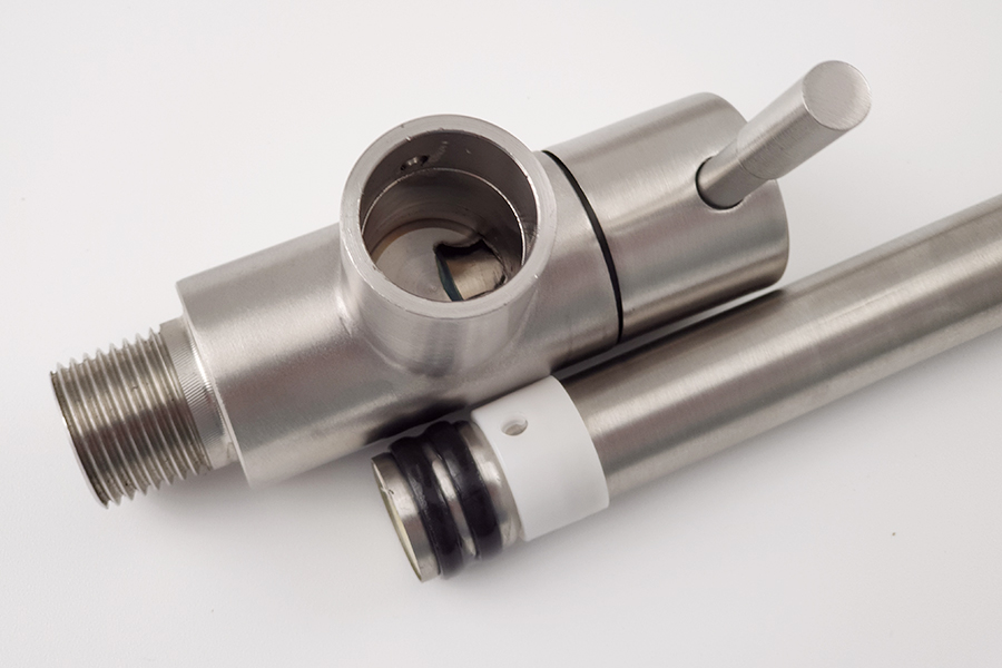 Vòi rửa chén lạnh âm tường Inox SUS 304 Eurolife EL-RC08