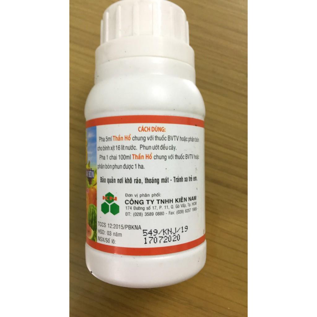 Sản phẩm Lưu dẫn Tăng lực THẦN HỔ Chai 100m