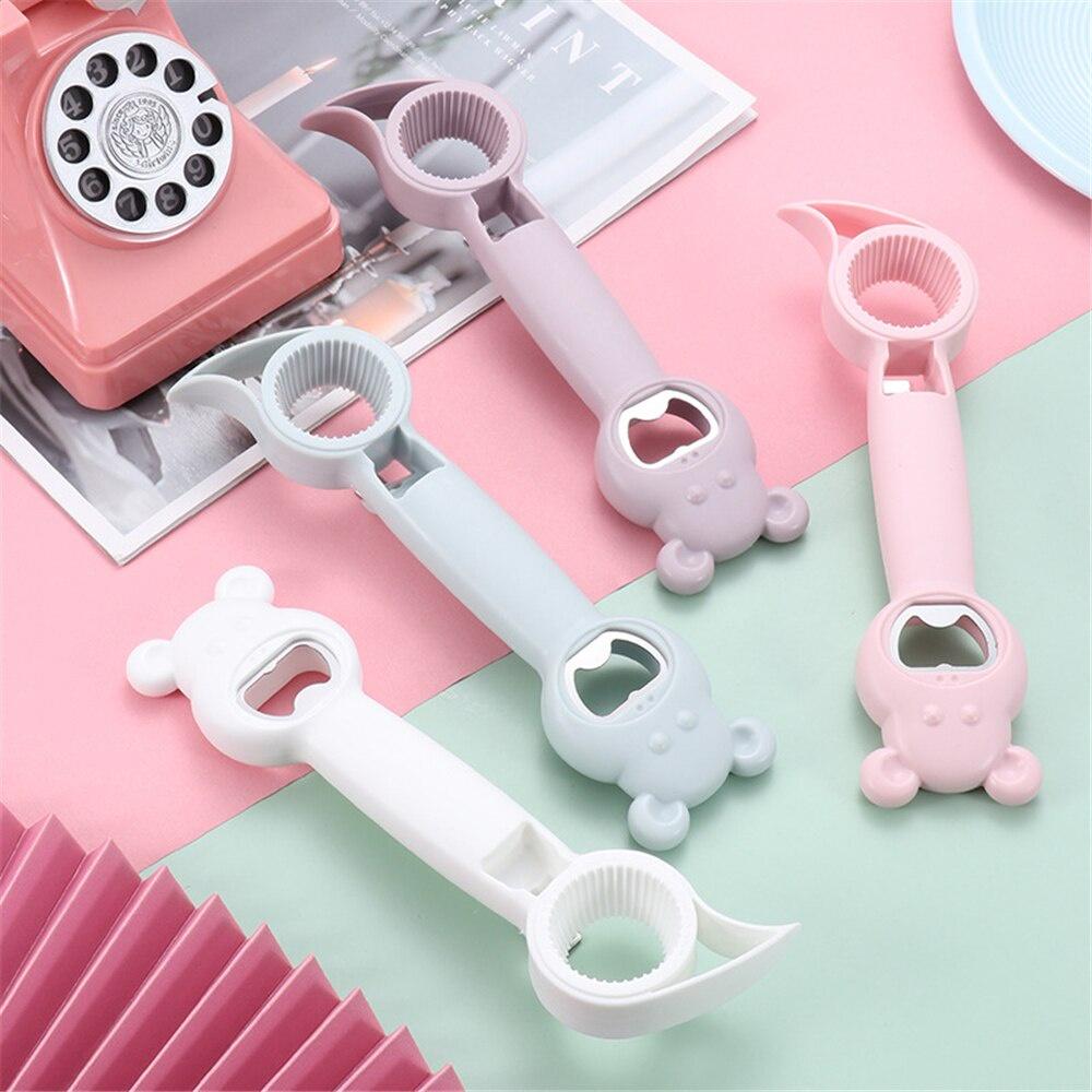 Manual Bottle Opener Multifunctional Bottle Opener Household Bottle Cap Screwing Device Beer Bottle Opener Kitchen Accessories
