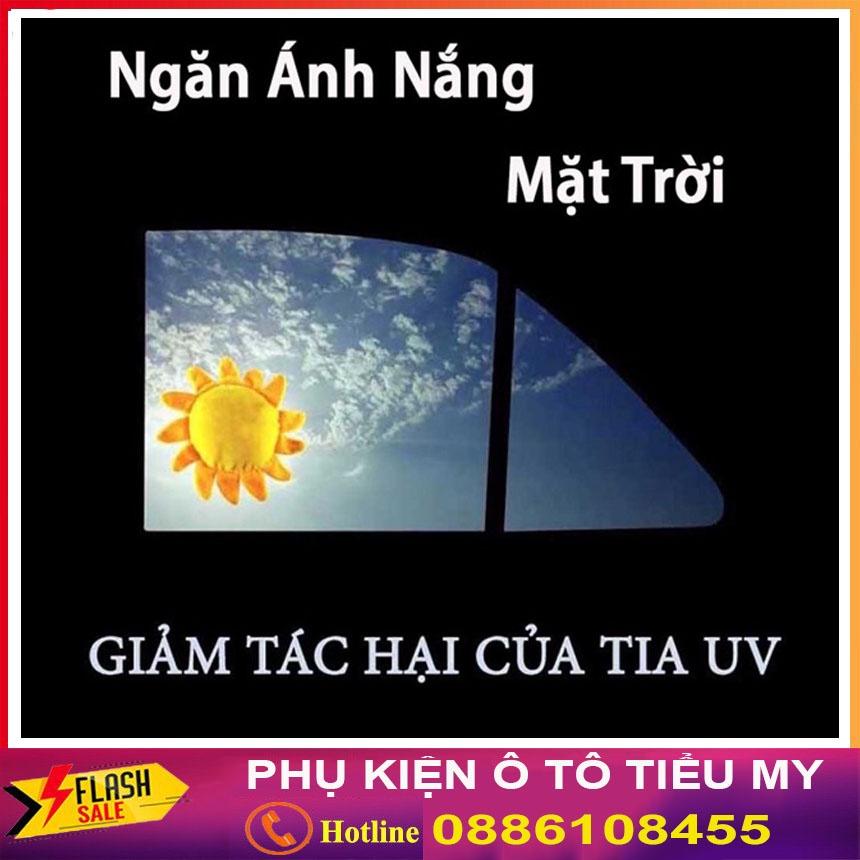 Bộ 6 tấm che nắng cửa kính ô tô - tấm chắn nắng xe hơi - tấm xốp tráng bạc 2 mặt cách nhiệt cực cao