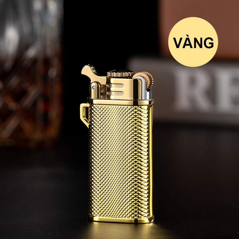Bật Lửa Khè Rãnh Tay Chief Vân Kim Cương – Xài Gas