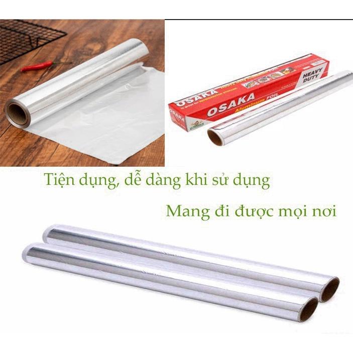 Giấy Bạc Nướng Thực Phẩm KING FOIL, Công Nghệ Nhật Bản, GiúpThực Phẩm Khi Nướng Giữ Được Toàn Bộ Hương Vị,Thơm Ngon