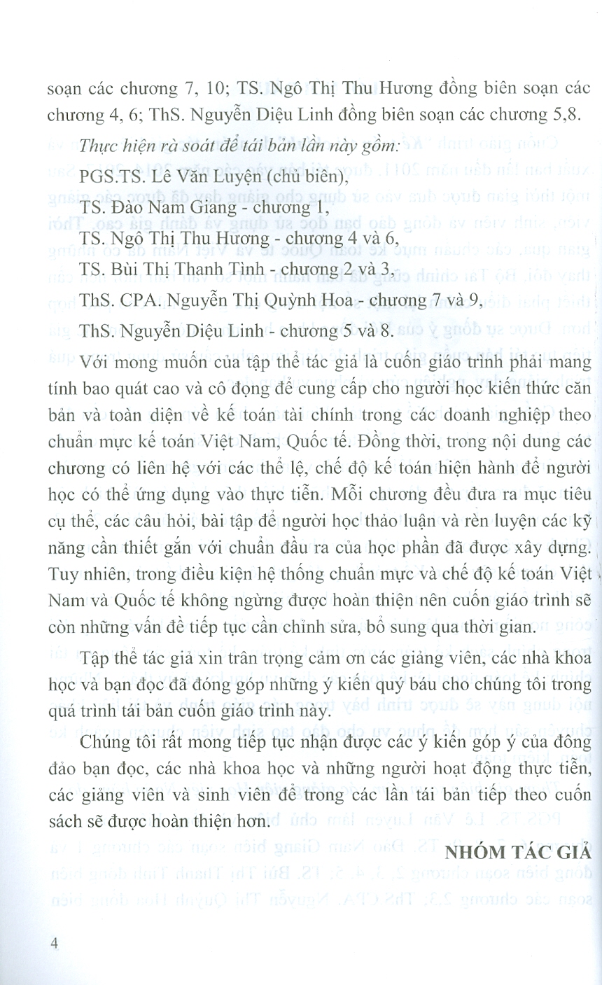 Giáo trình Kế toán tài chính