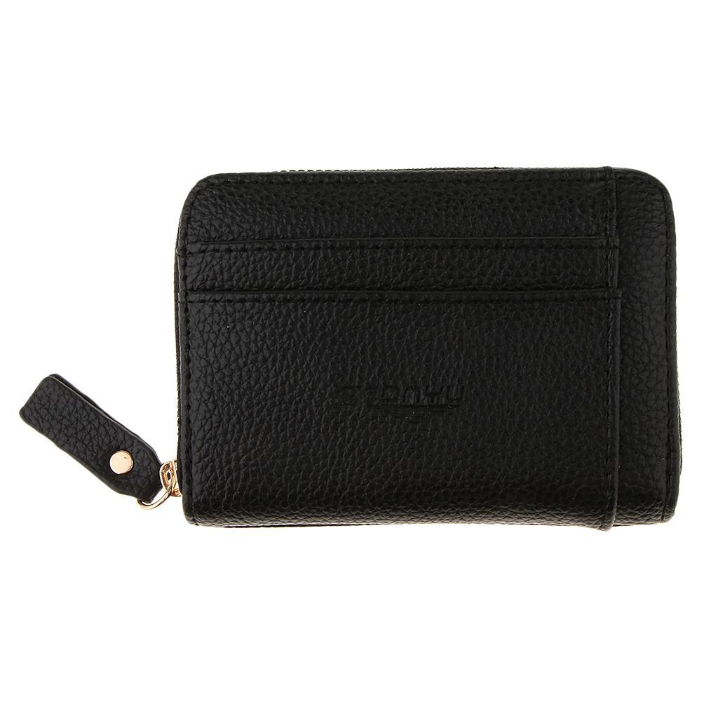 Men Slim Leather Wallet Purse Holder Case Front Pocket