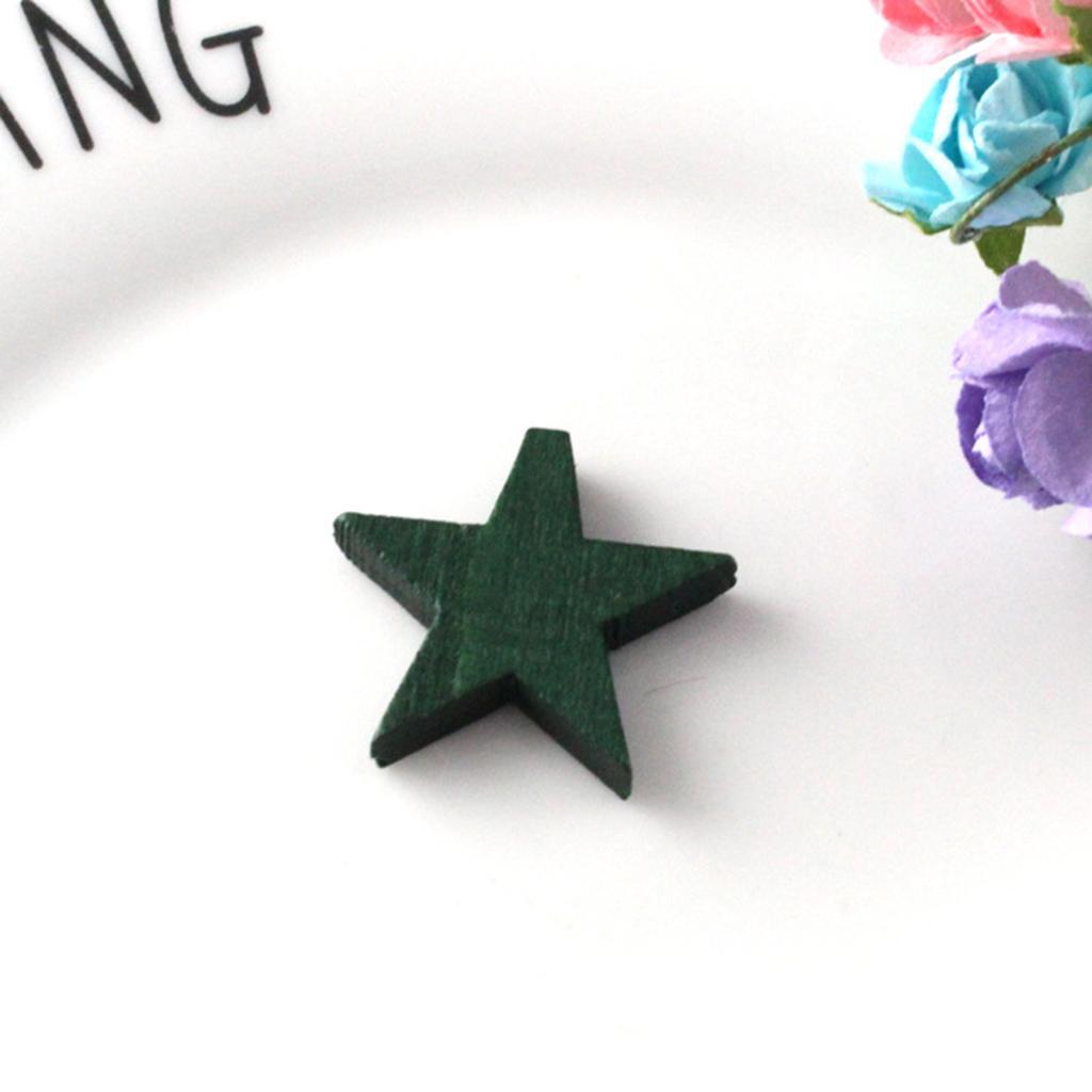 20 Pieces Color Wood Loose Beads DIY Craft Findings