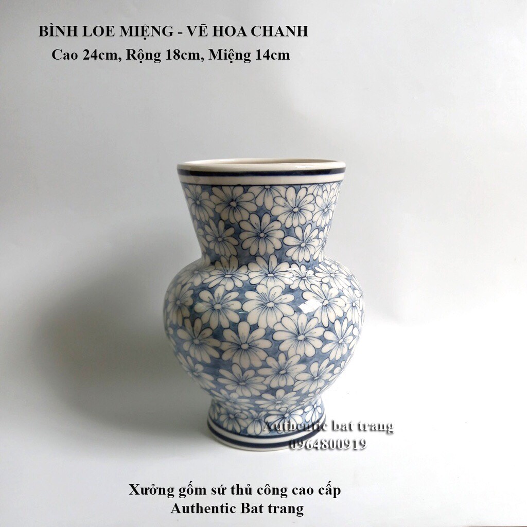 "HOT" BÌNH CẮM HOA VẼ TAY 100% - SIÊU ĐẸP, SIÊU XINH , SANG TRỌNG CHO CĂN PHÒNG CỦA BẠN