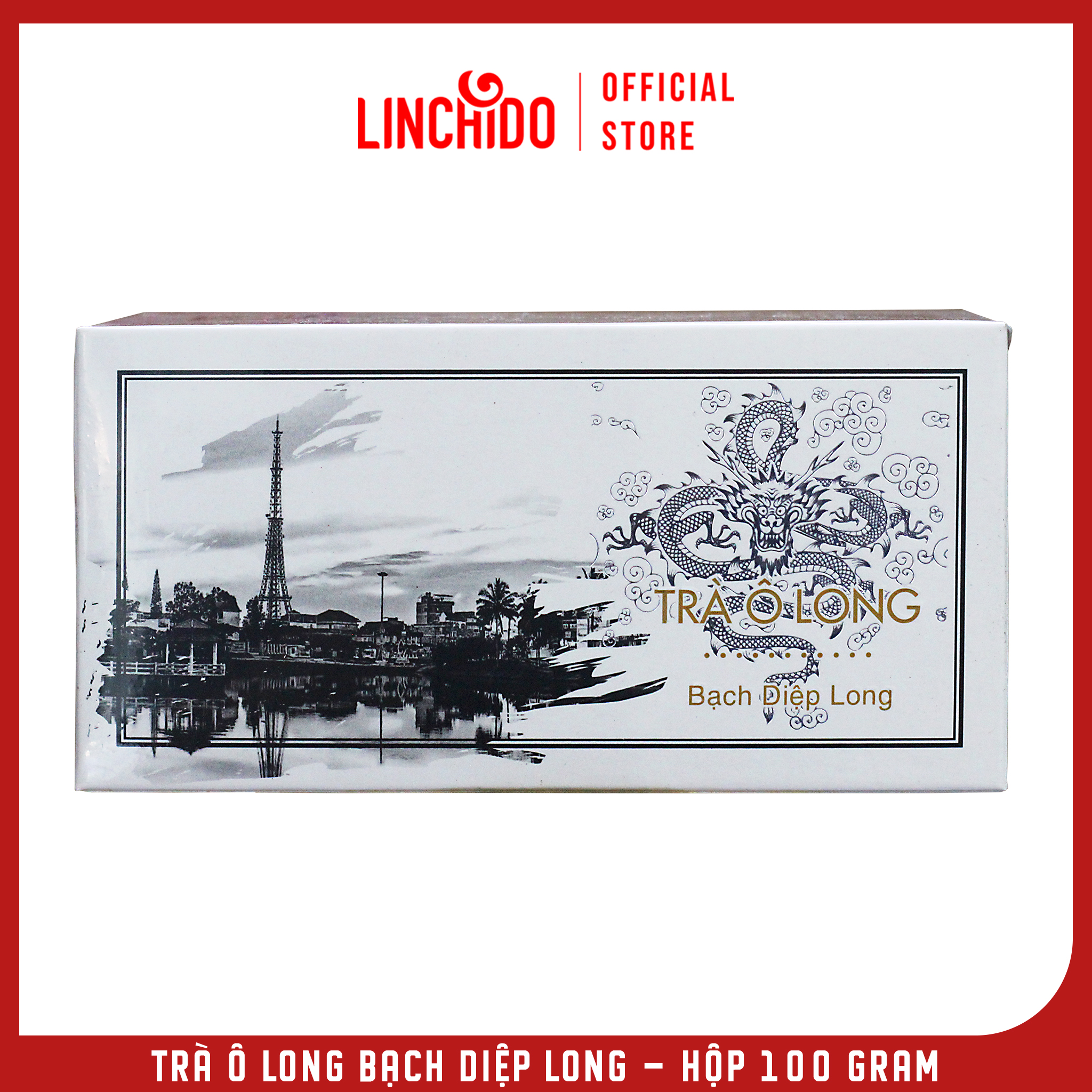 Trà Ô Long - Bạch Diệp Long - Hộp 100 Gram