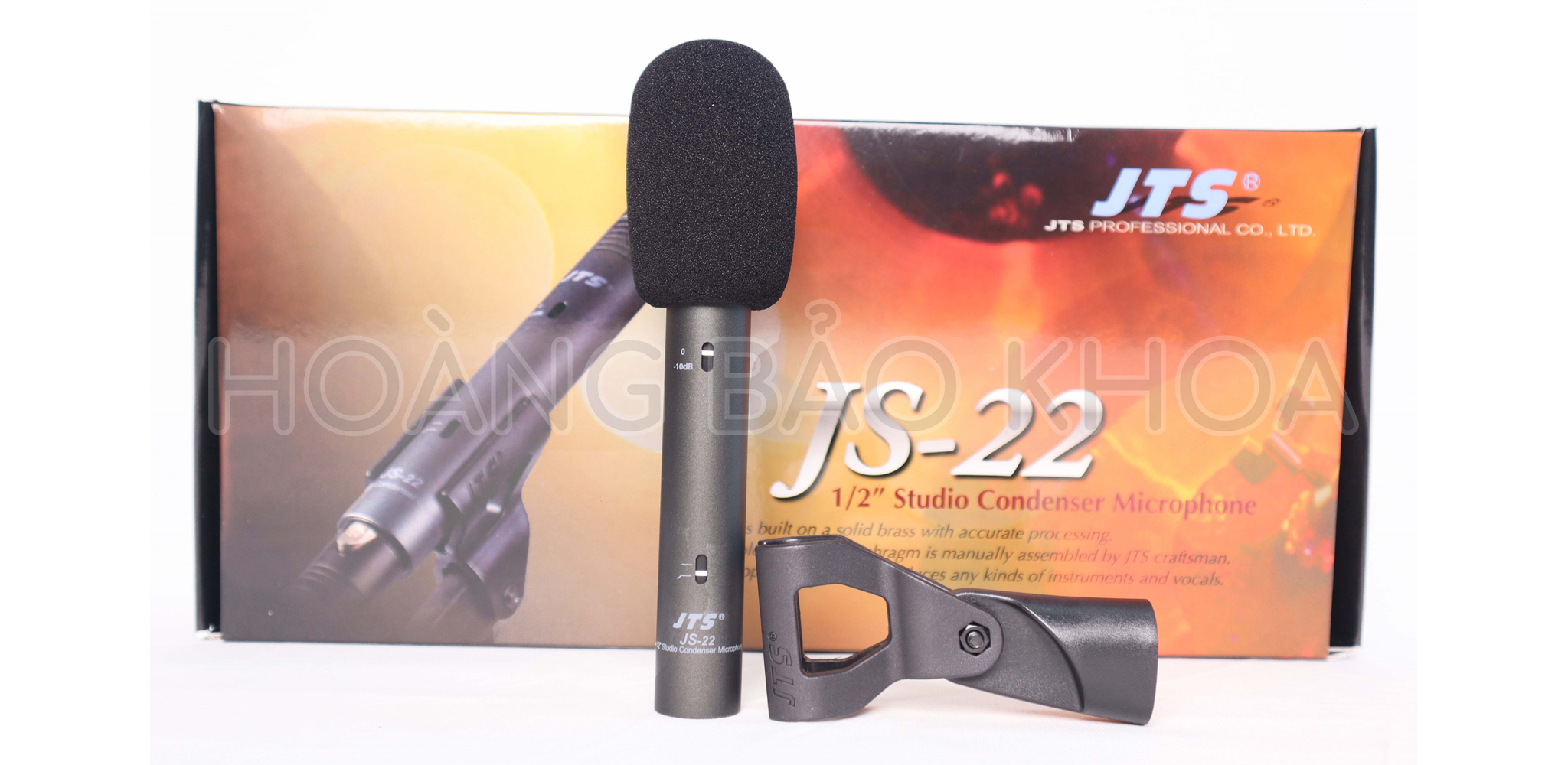 JS-22 Microphones Condender JTS - HÀNG CHÍNH HÃNG