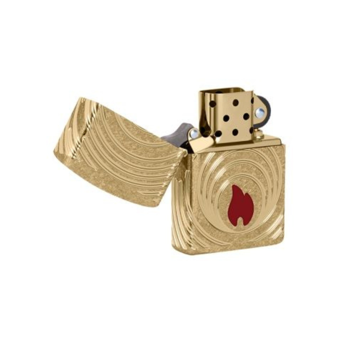 Bật Lửa Zippo 2026 Collectible of the Year - Phiên Bản Sưu Tầm Toàn Cầu với Vỏ Armor Tumbled Brass