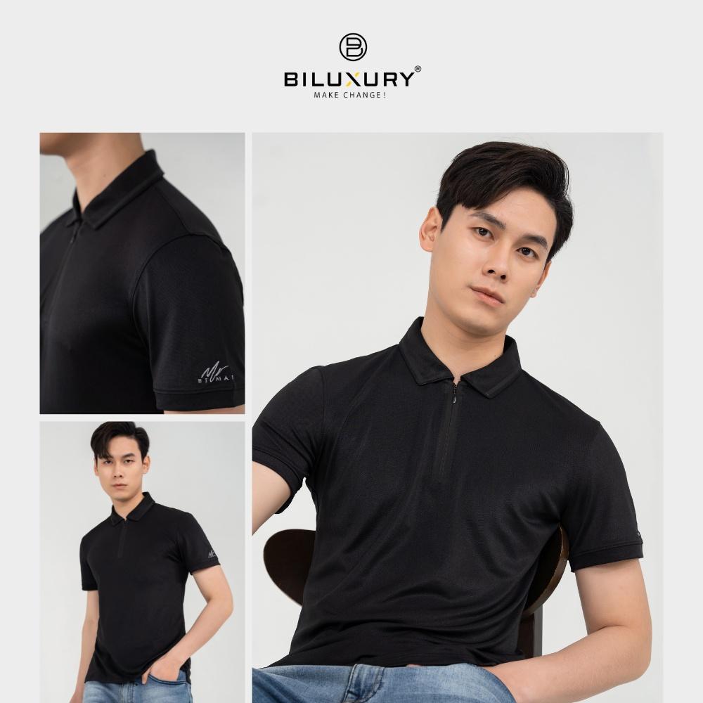 Áo polo nam cổ bẻ Biman by Biluxury thun co giãn 4 chiều form chuẩn vừa người thoải mái vận động 5APCT001