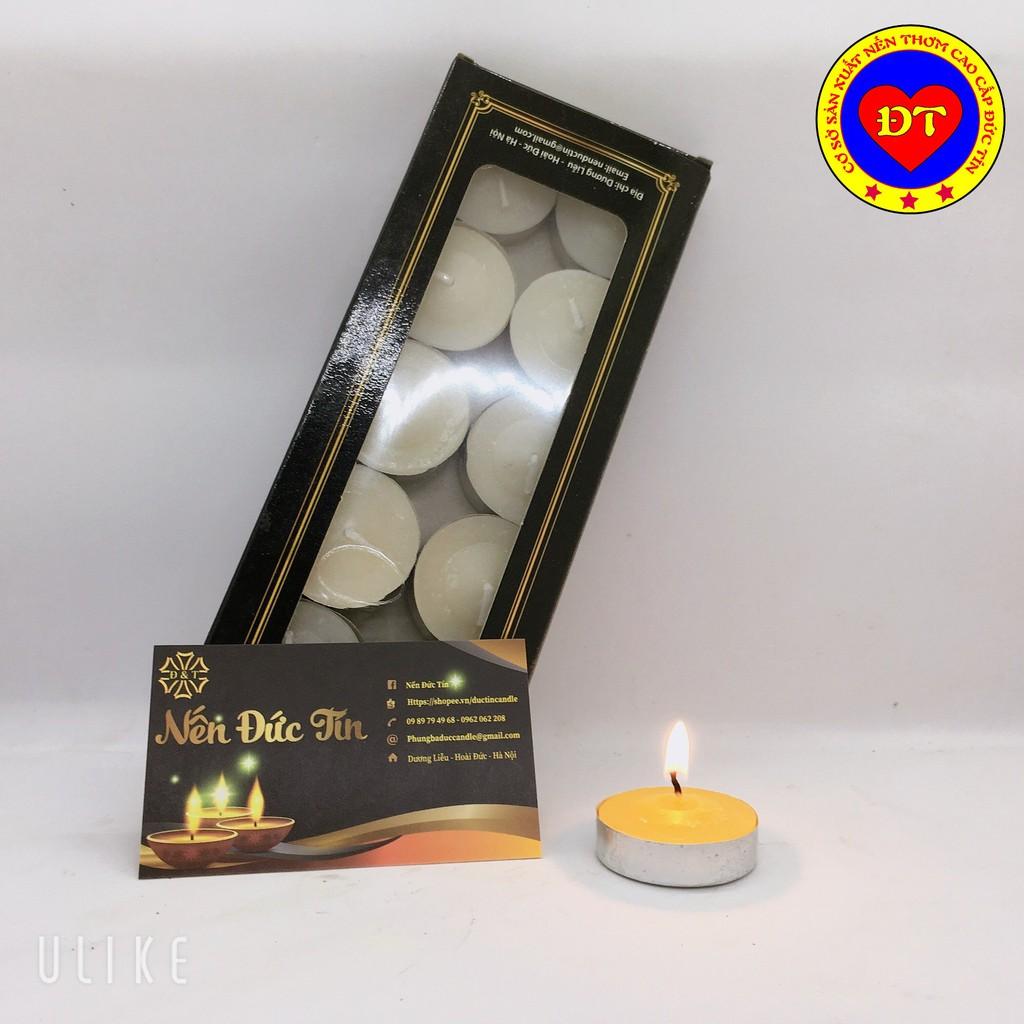 Nến tealight cháy trên 4h không khói không mùi cao cấp an toàn cho người sử dụng