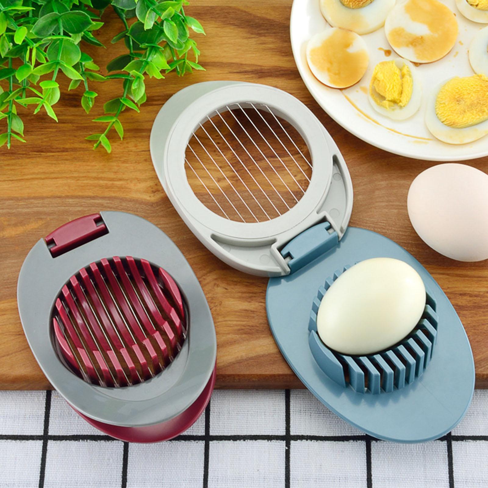 2Pcs Egg Slicer Egg Cutter for Boiled Eggs Mushroom Slicer Cutting Wires