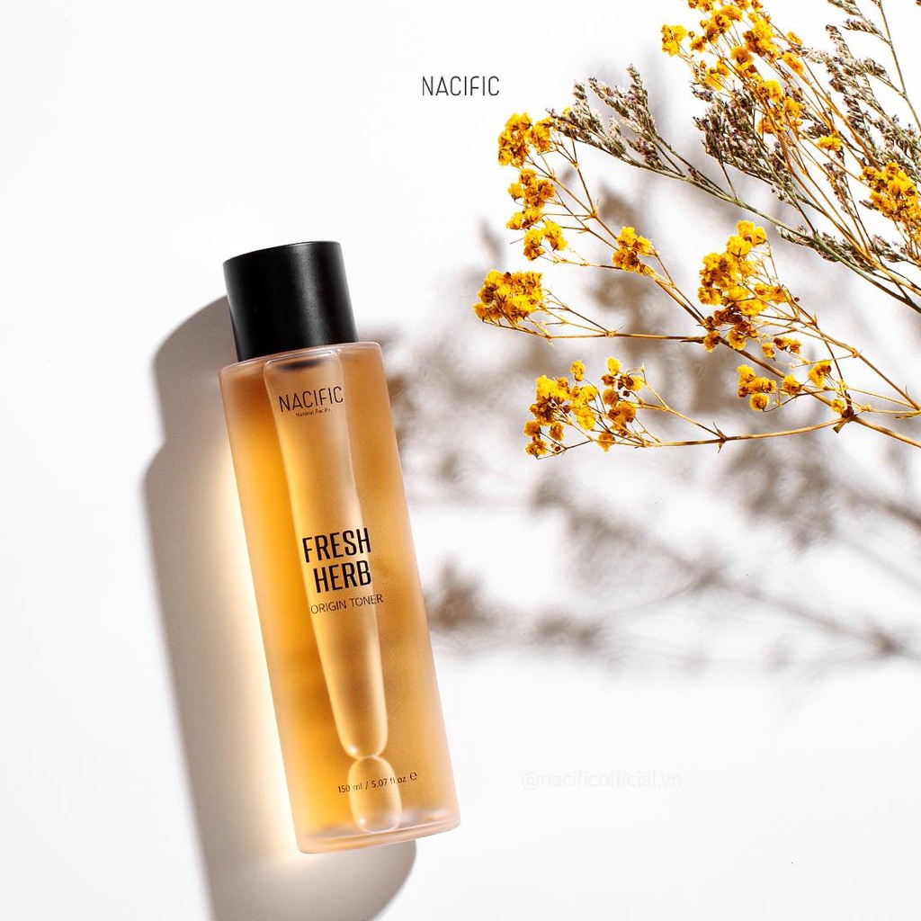 Nước Hoa Hồng Nacific Làm Dịu Da Nhạy Cảm Kích Ứng Fresh Herb Origin Toner 30ml