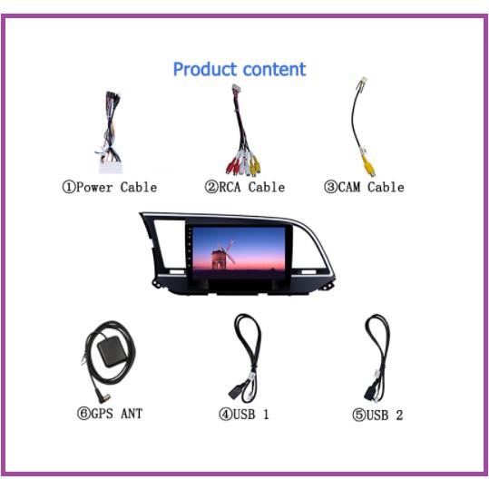Shop TẶNG PM VIETMAP S1.BỘ Màn hình ô tô DVD Androi lắp cho xe HUYNDAI ELANTRA 2015-2017 có Mặt Dưỡng,giắc zin đi kèm.