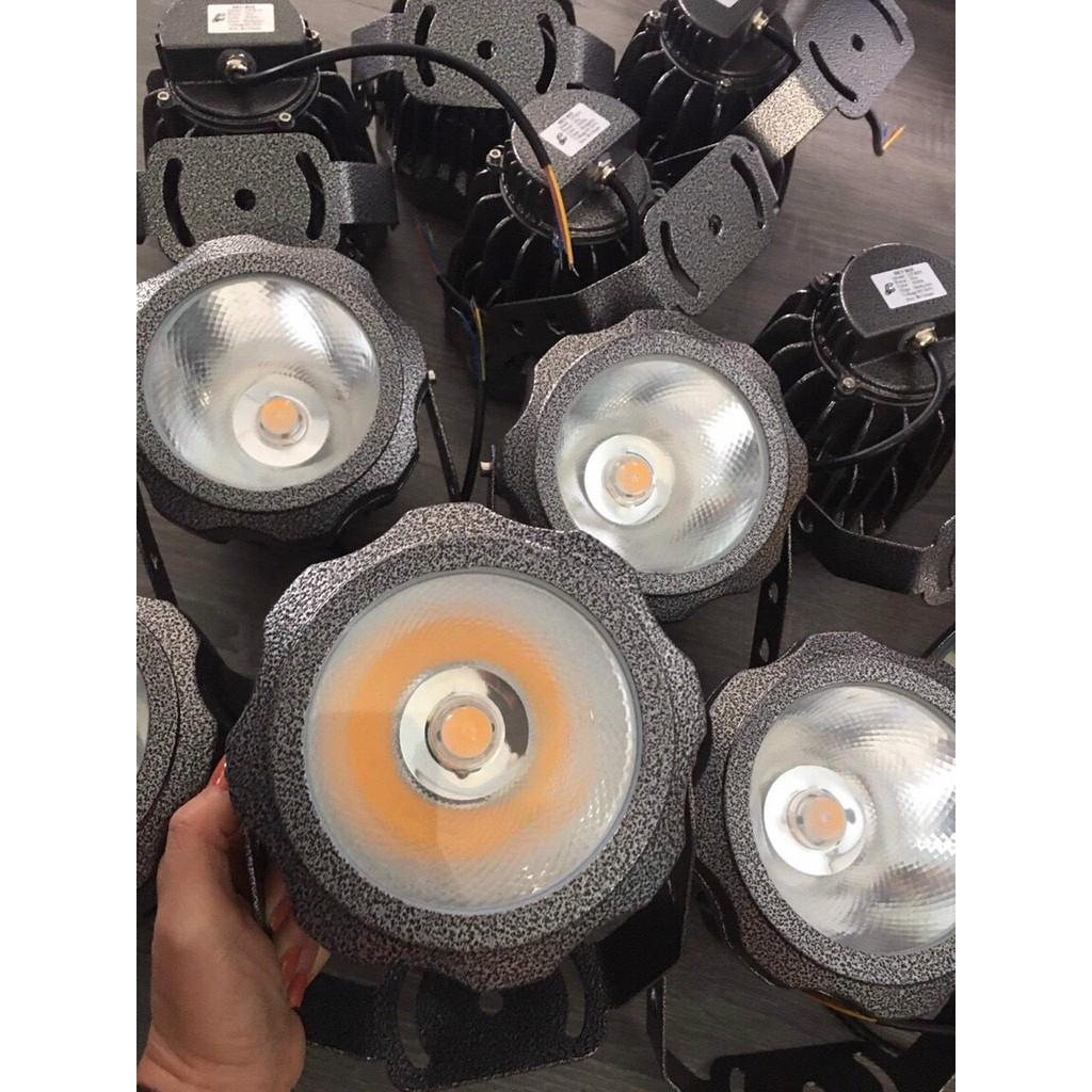 Đèn LED Rọi Cột 30W - MV-RC30, Mắt Việt. Vỏ mầu đá, AS: trắng, vàng, đổi mầu