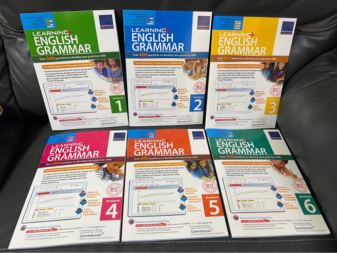 SAP Learning English Grammar - 6 Books | Bản Nhập Khẩu