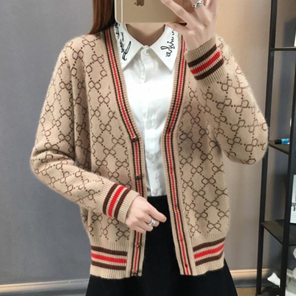 Hình ảnh Áo Khoác Cardigan Len Dài Phong Cách Hàn Quốc