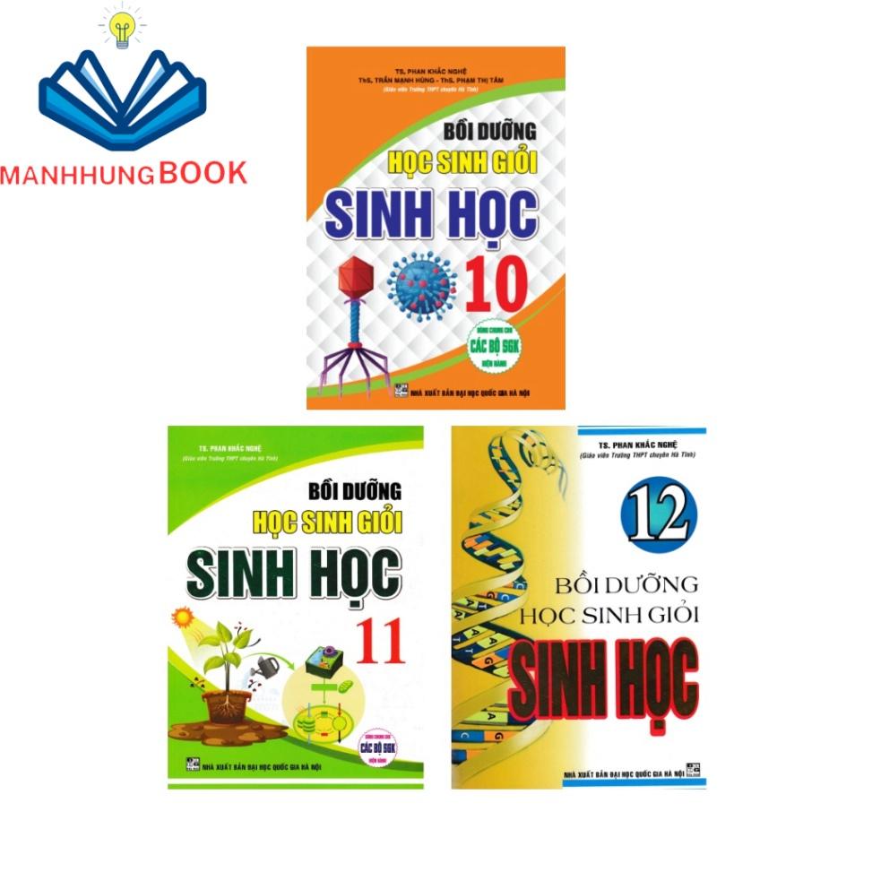 sách - combo bồi dưỡng học sinh giỏi sinh học - phan khắc nghệ 10 - 11 - 12