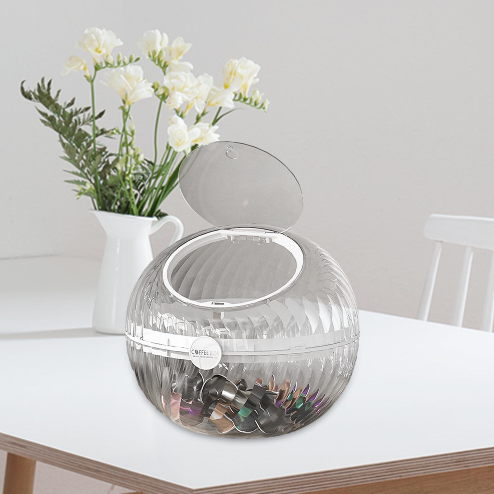 Coffee Pod Holder Storage Coffee Bar Accessories Tea Holder Rack Tabletop Storage Tea Bags Organizer for Spice Sweeteners Closets Pantry