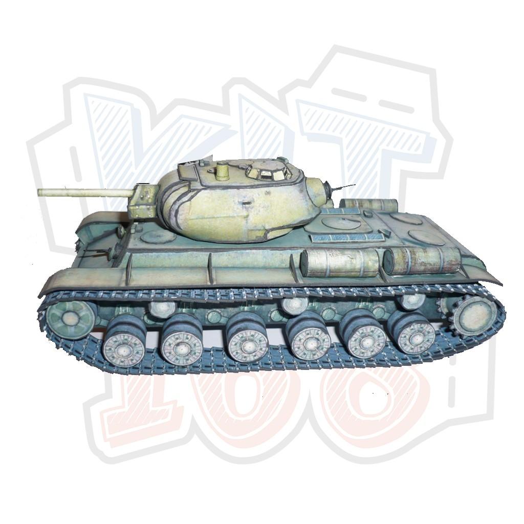 Mô hình giấy Xe tăng quân sự KV-1 Heavy Tank - World of Tanks