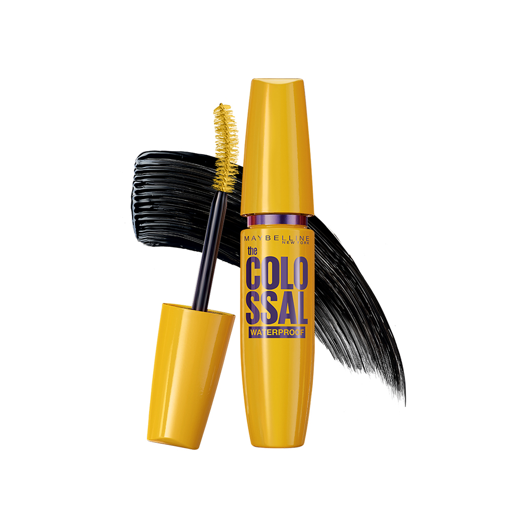 Bộ sản phẩm trang điểm mắt Maybelline (Kẻ mắt HSPower,Kẻ mày Define,Mascara Colossal,sachet Fit me x 6,pop socker x2)