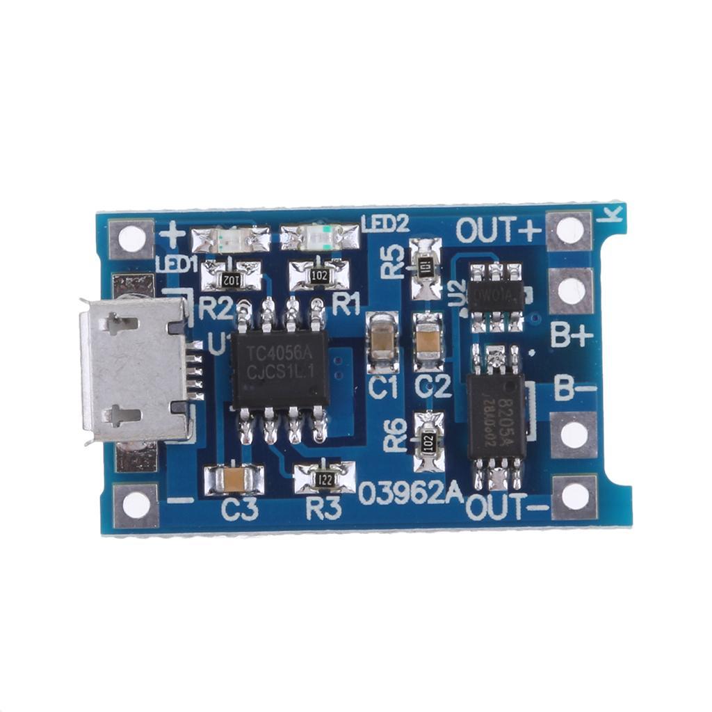 Micro USB Lithium 18650 Battery Charger Module 5V 1A Charging Board LED